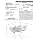 Combination wine rack and pot holder diagram and image