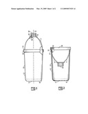 TWO PIECE NESTABLE BOTTLE diagram and image