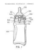 DRINKING CONTAINER, VENT SYSTEM AND METHOD diagram and image