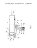 DEVICE FOR DISPENSING A VISCID MATERIAL diagram and image