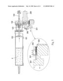 DEVICE FOR DISPENSING A VISCID MATERIAL diagram and image