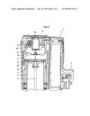 GAS COMBUSTION TYPE DRIVING TOOL diagram and image