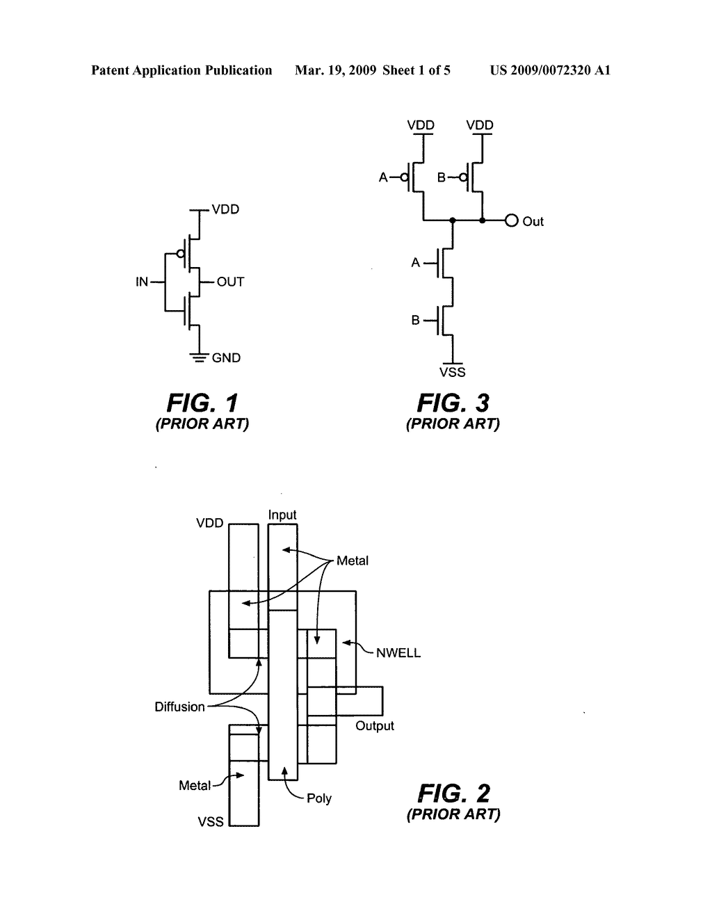 Asymmetrical layout for complementary metal-oxide-semiconductor integrated circuit to reduce power consumption - diagram, schematic, and image 02