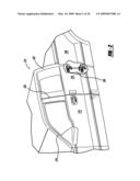 VEHICLE UNSEQUENCED REAR DOOR ARTICULATING MECHANISM diagram and image