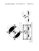 Magnetic motor generator having a floating flywheel diagram and image