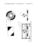 Magnetic motor generator having a floating flywheel diagram and image