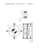 Magnetic motor generator having a floating flywheel diagram and image