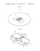 Apparatus for testing a semiconductor device and a method of fabricating and using the same diagram and image