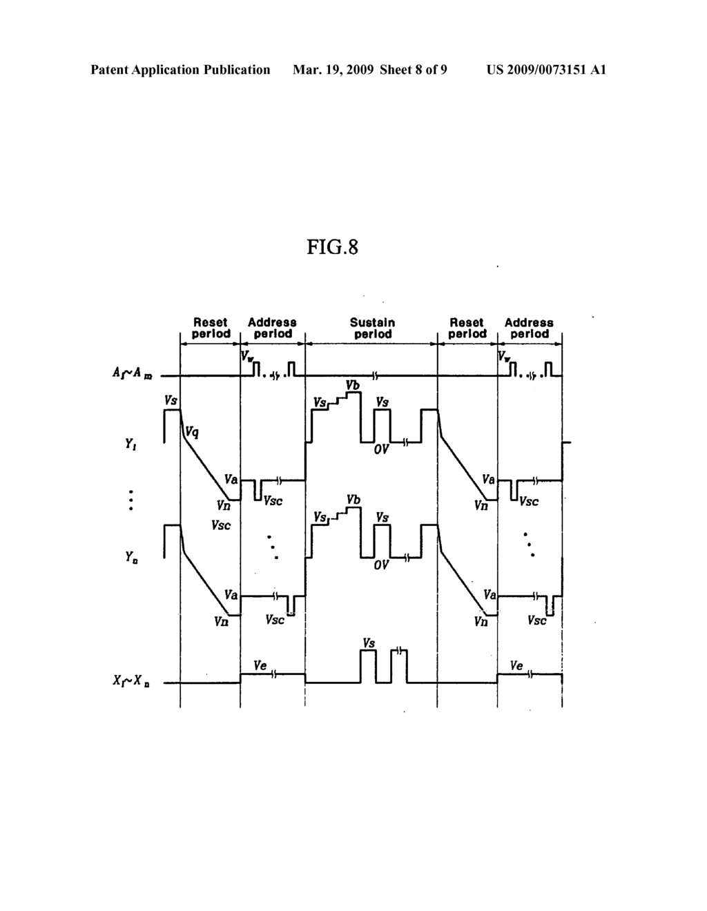 Plasma Display Panel Driving Method and Plasma Display - diagram, schematic, and image 09