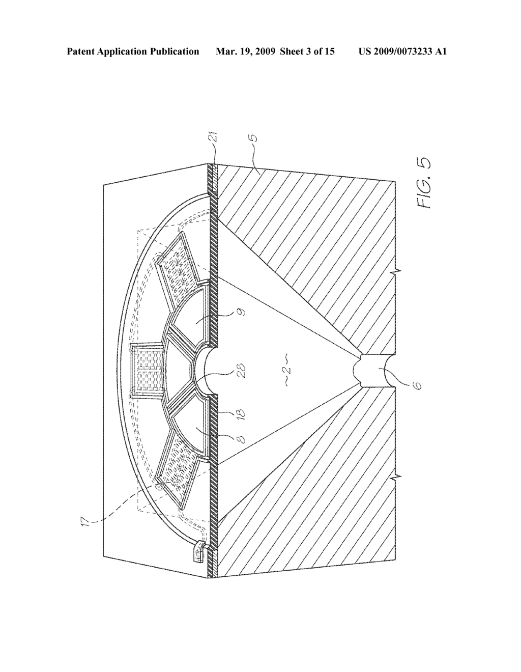 MICRO-ELECTROMECHANICAL NOZZLE ARRANGEMENT WITH A ROOF STRUCTURE FOR MINIMIZING WICKING - diagram, schematic, and image 04