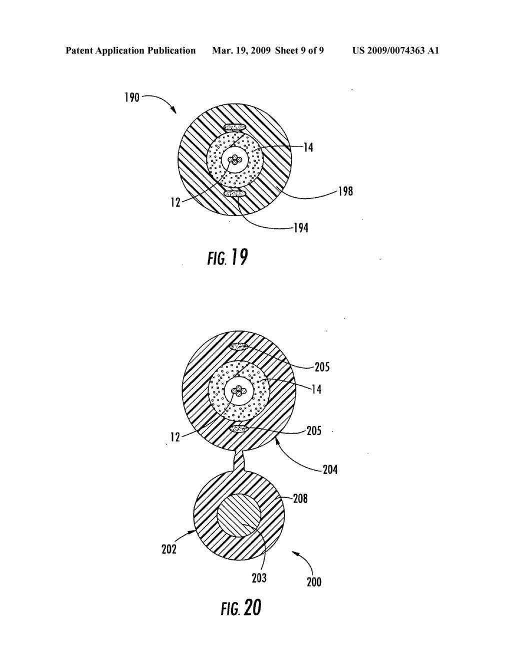 Optical Tube Assembly Having a Dry Insert and Methods of Making the Same - diagram, schematic, and image 10