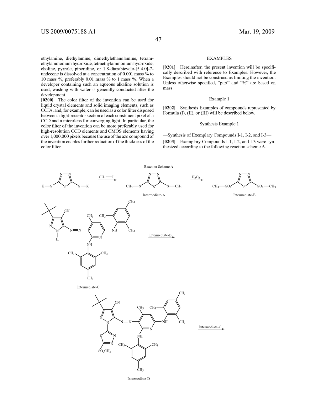 AZO COMPOUND, CURABLE COMPOSITION, COLOR FILTER, AND METHOD OF PRODUCING THE SAME - diagram, schematic, and image 48