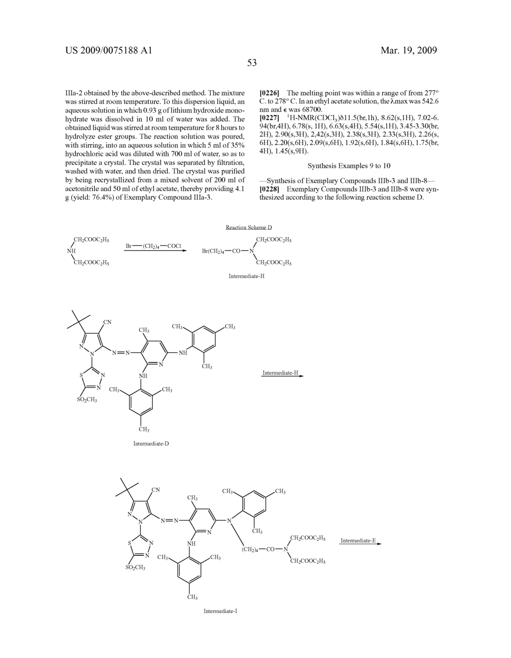 AZO COMPOUND, CURABLE COMPOSITION, COLOR FILTER, AND METHOD OF PRODUCING THE SAME - diagram, schematic, and image 54