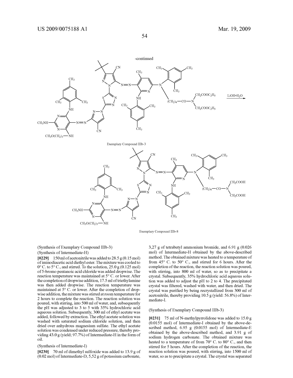 AZO COMPOUND, CURABLE COMPOSITION, COLOR FILTER, AND METHOD OF PRODUCING THE SAME - diagram, schematic, and image 55