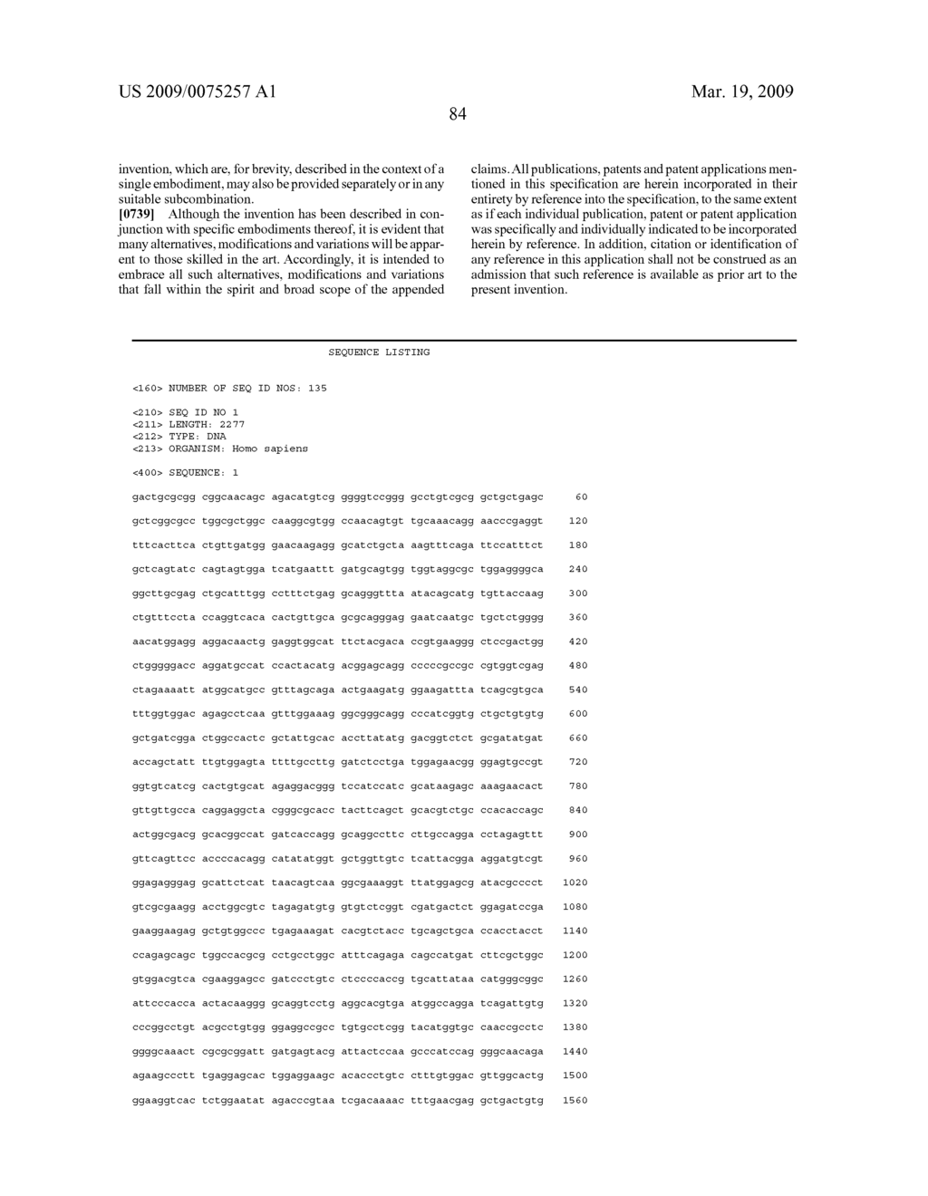 NOVEL NUCLEIC ACID SEQUENCES AND METHODS OF USE THEREOF FOR DIAGNOSIS - diagram, schematic, and image 103