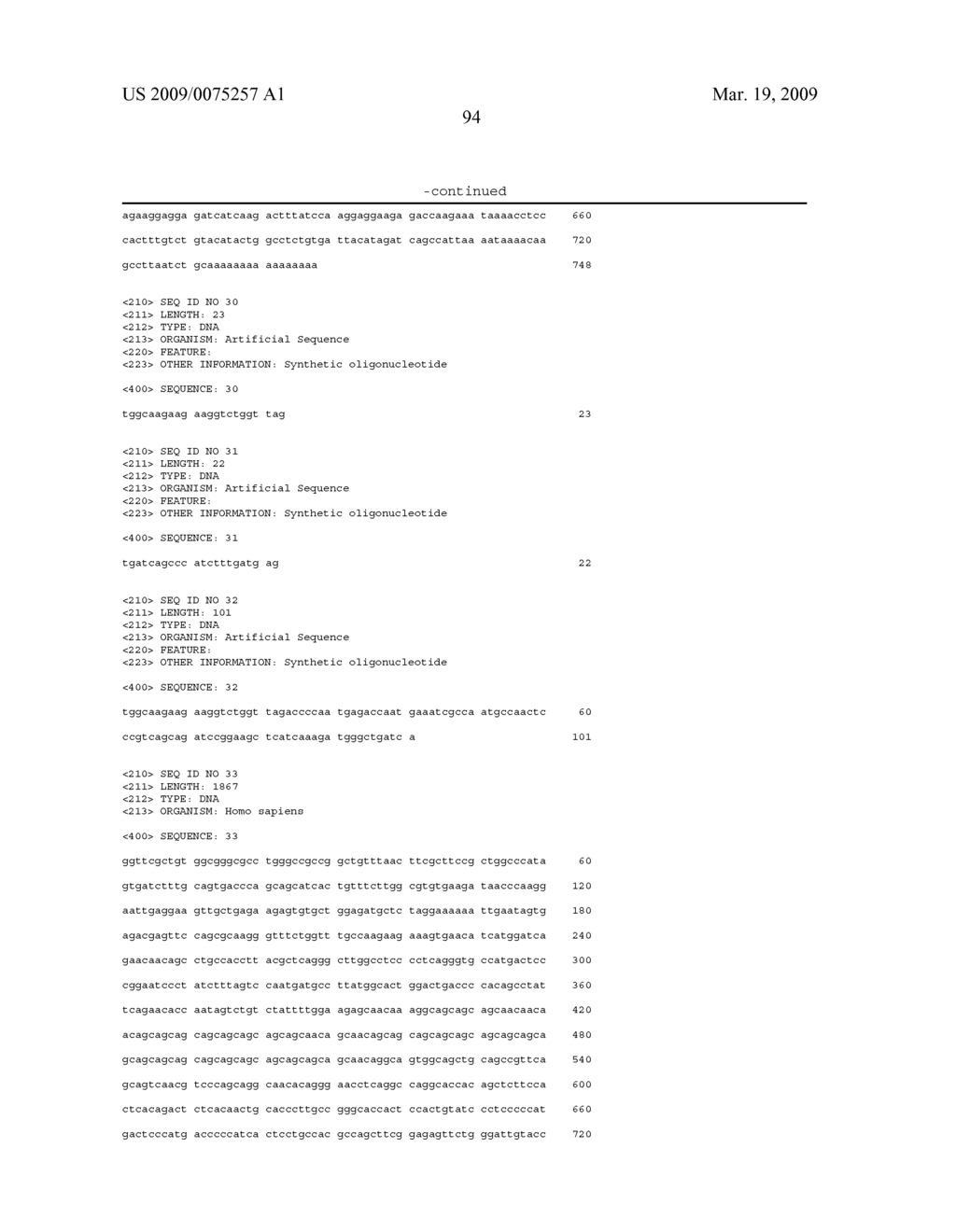 NOVEL NUCLEIC ACID SEQUENCES AND METHODS OF USE THEREOF FOR DIAGNOSIS - diagram, schematic, and image 113