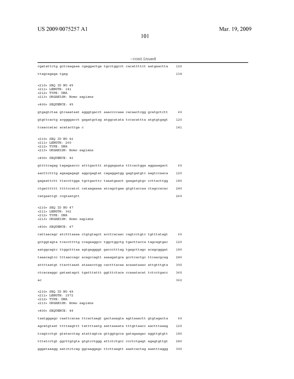 NOVEL NUCLEIC ACID SEQUENCES AND METHODS OF USE THEREOF FOR DIAGNOSIS - diagram, schematic, and image 120