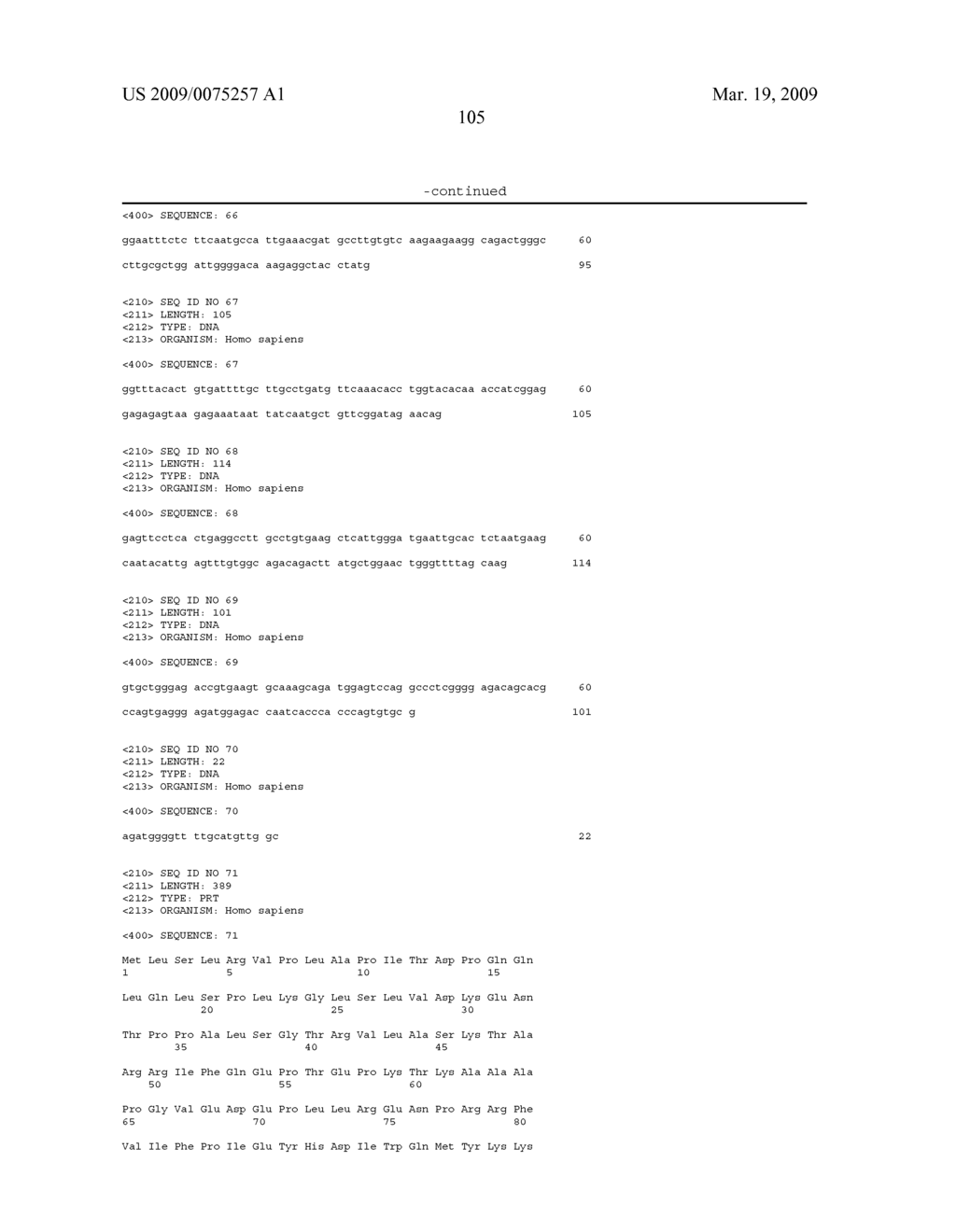 NOVEL NUCLEIC ACID SEQUENCES AND METHODS OF USE THEREOF FOR DIAGNOSIS - diagram, schematic, and image 124