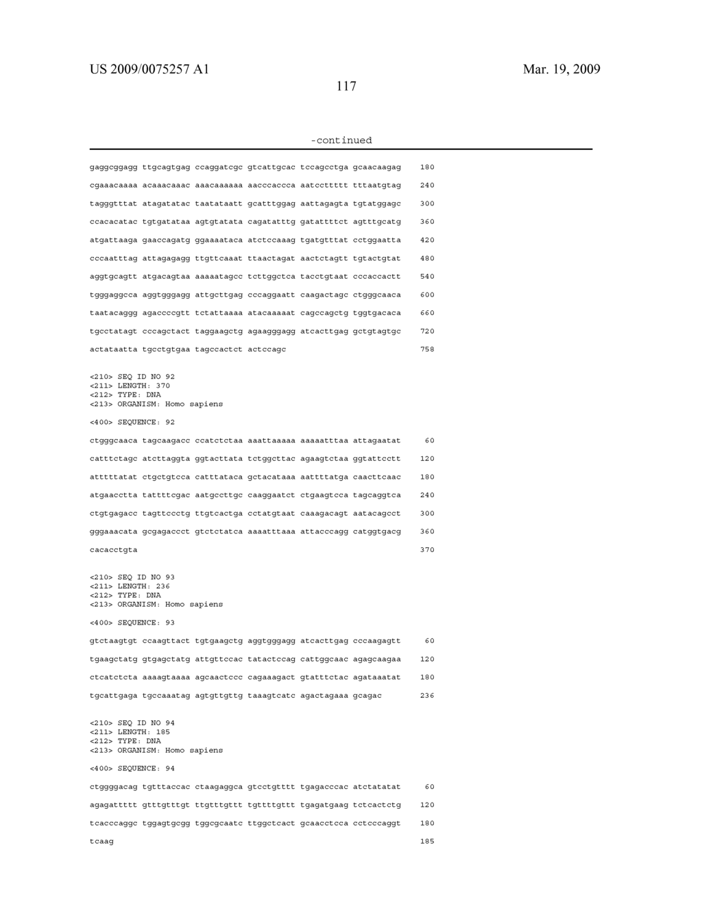 NOVEL NUCLEIC ACID SEQUENCES AND METHODS OF USE THEREOF FOR DIAGNOSIS - diagram, schematic, and image 136