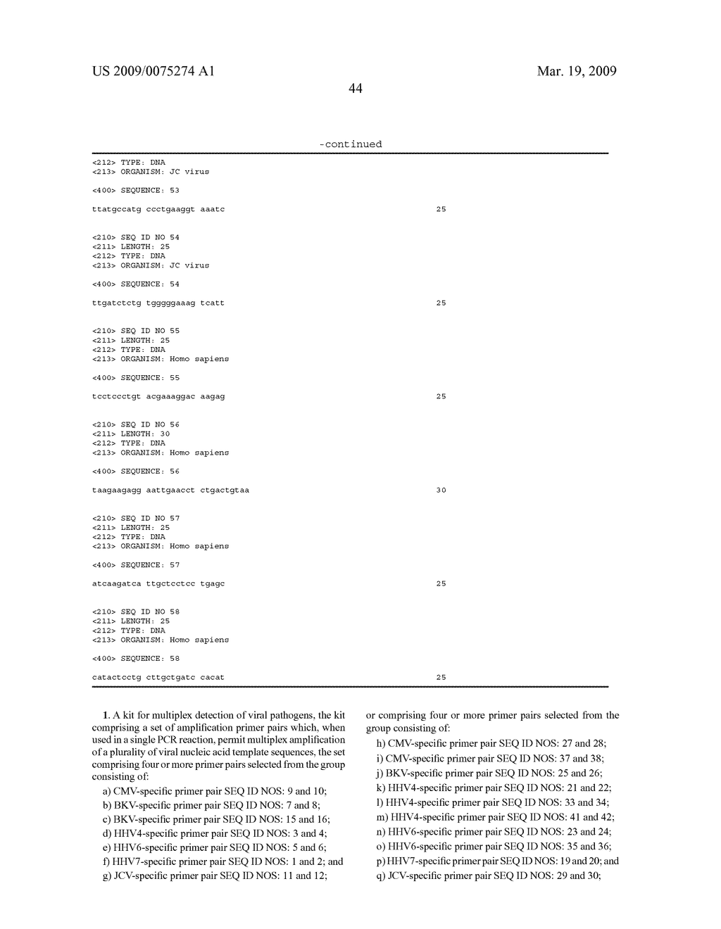 MULTIPLEXED QUANTITATIVE DETECTION OF PATHOGENS - diagram, schematic, and image 52