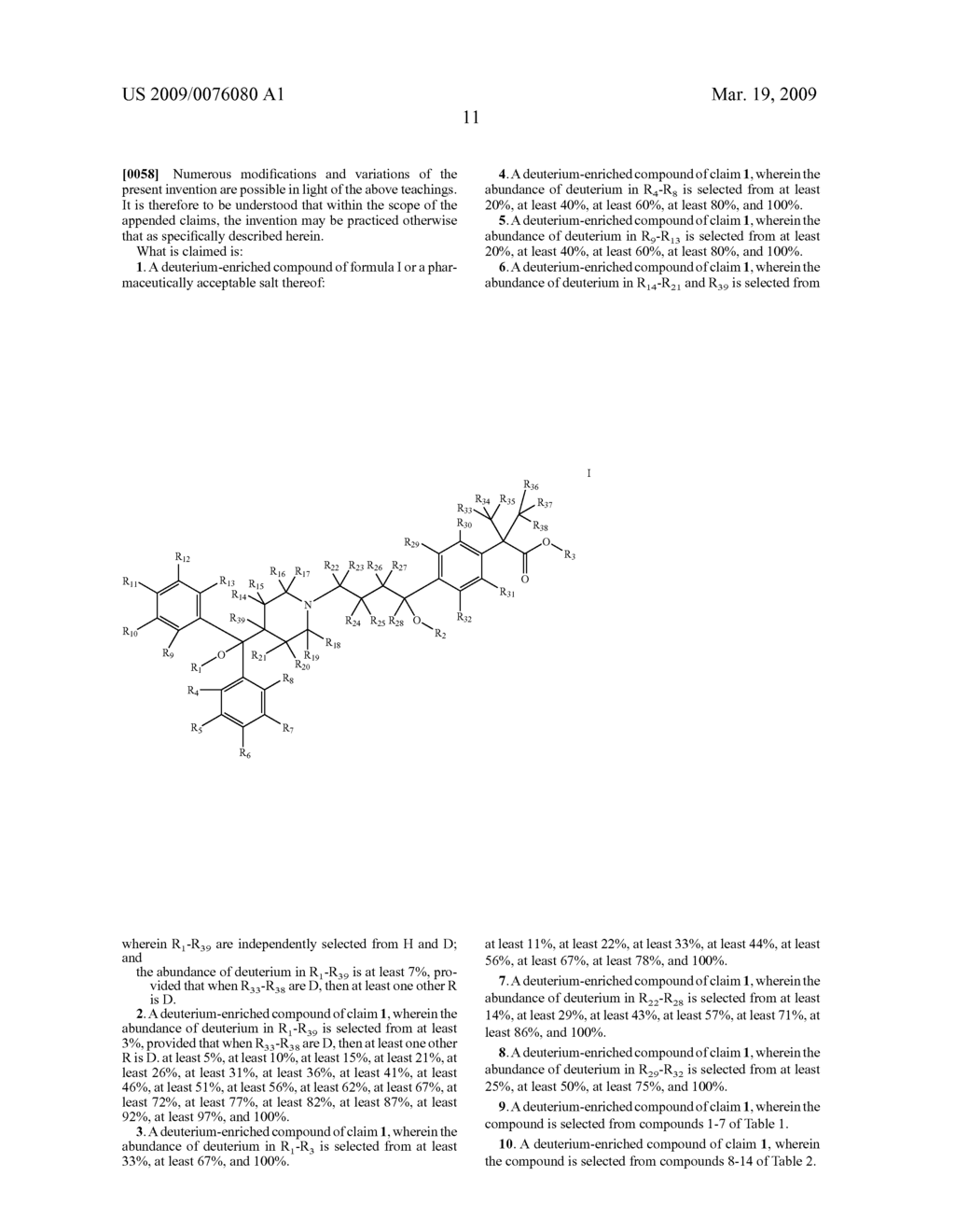 DEUTERIUM-ENRICHED FEXOFENADINE - diagram, schematic, and image 12