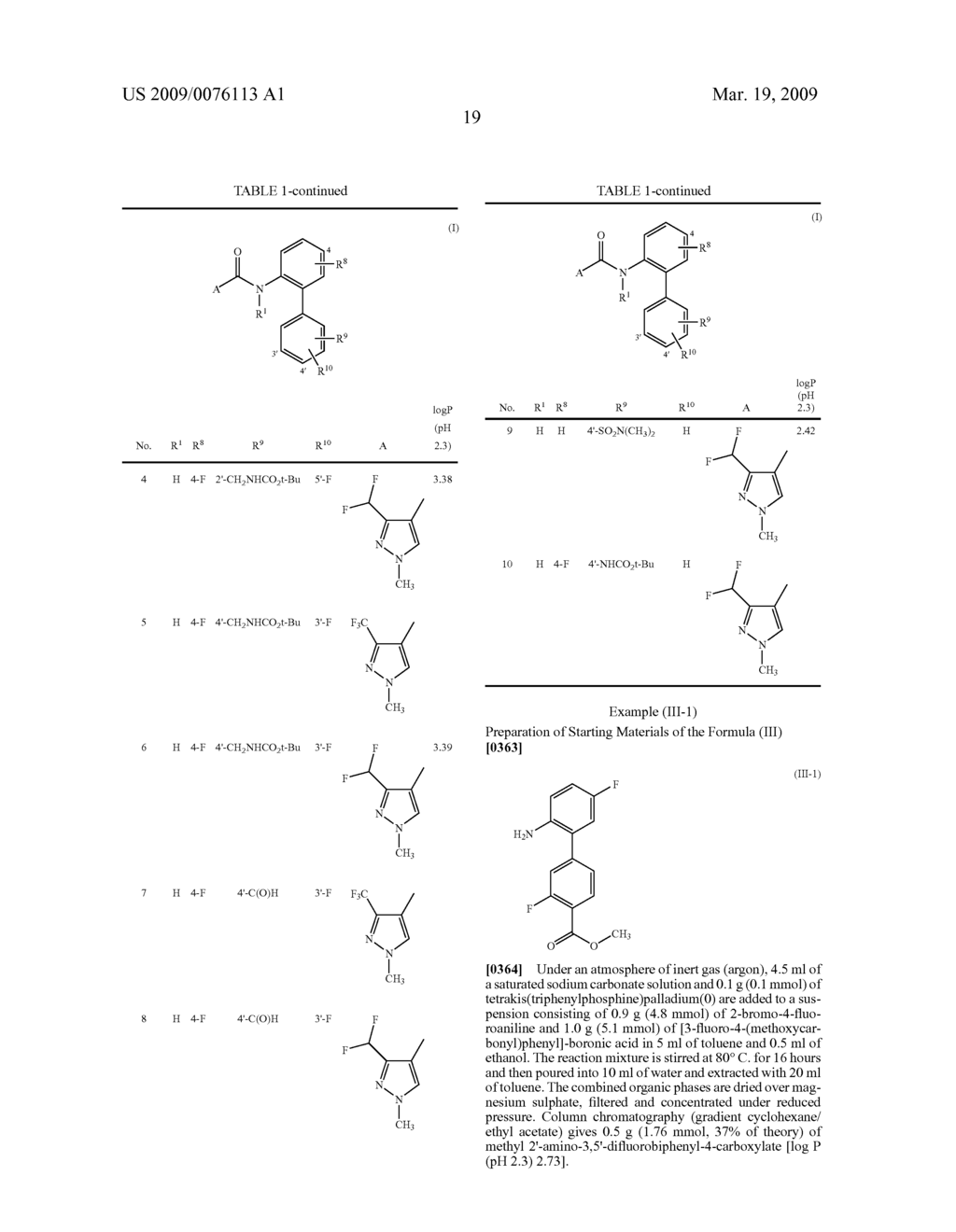 Biphenylcarboxamides for controlling micro-organisms - diagram, schematic, and image 20