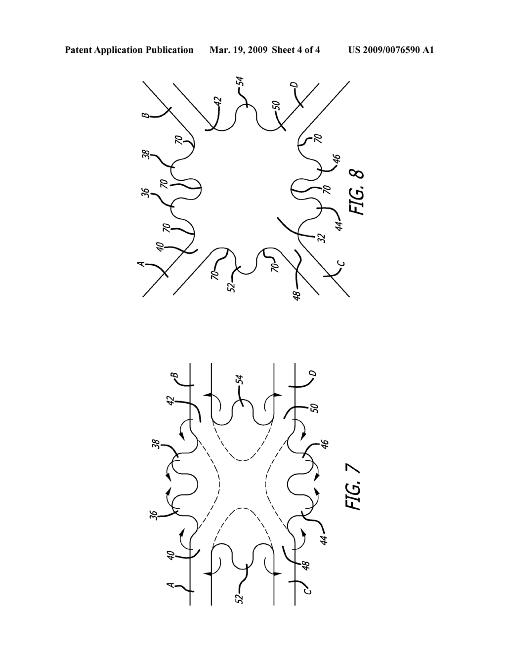 ENDOPROSTHESES WITH STRUT PATTERN HAVING MULTIPLE STRESS RELIEVERS - diagram, schematic, and image 05