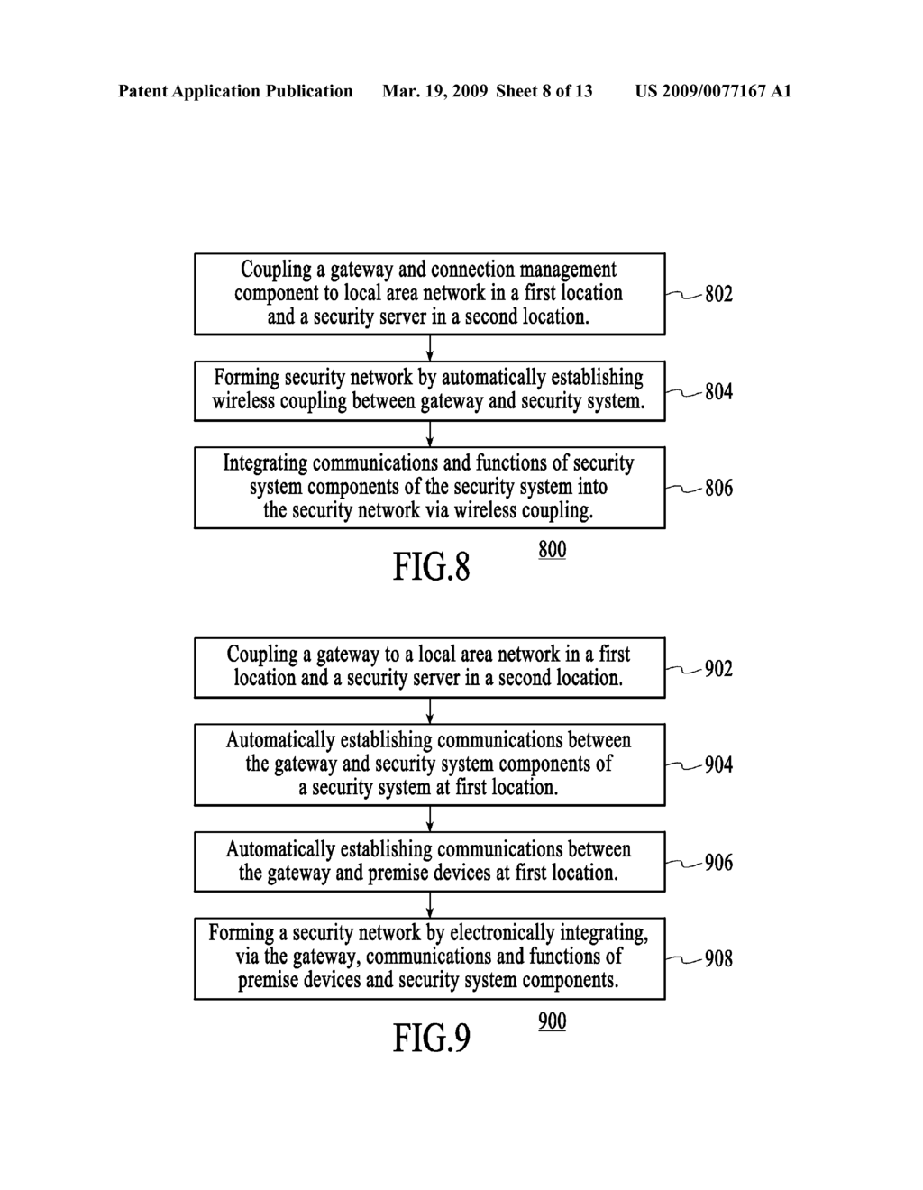 Forming A Security Network Including Integrated Security System Components - diagram, schematic, and image 09