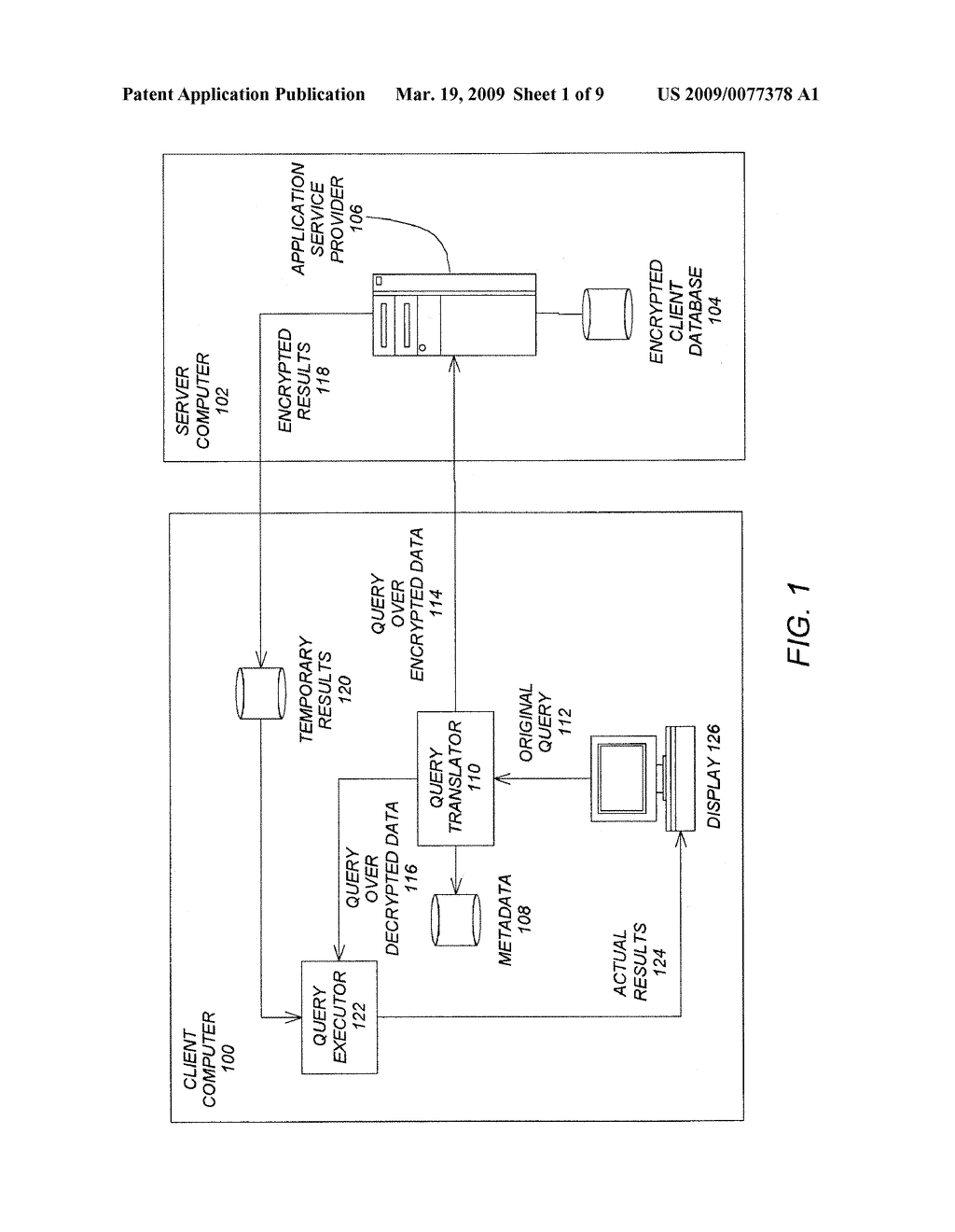 QUERYING ENCRYPTED DATA IN A RELATIONAL DATABASE SYSTEM - diagram, schematic, and image 02