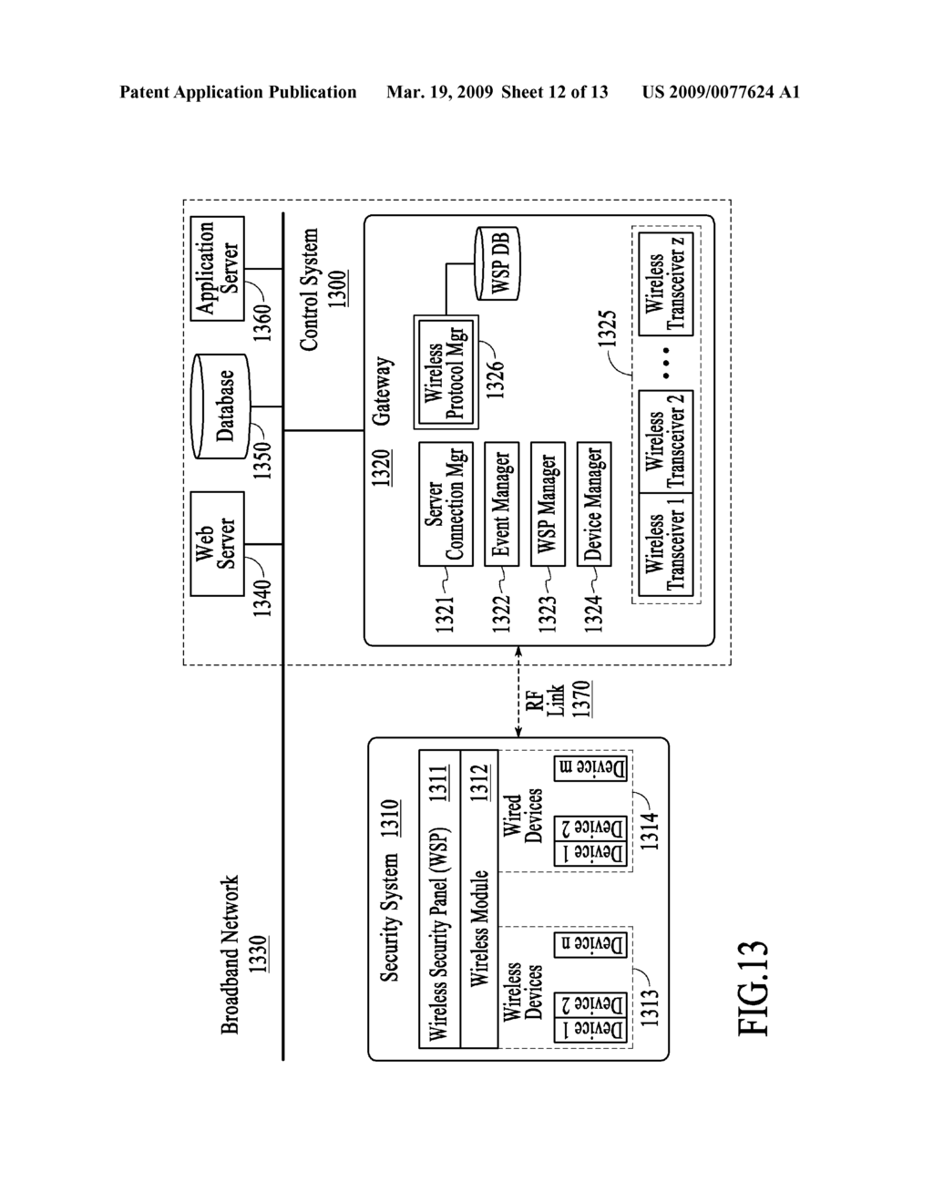 Forming A Security Network Including Integrated Security System Components and Network Devices - diagram, schematic, and image 13