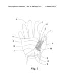 Protective glove diagram and image