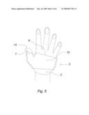 Protective glove diagram and image