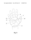 Protective glove diagram and image