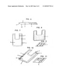 Absorbent disposable pad with non-skid plastic mat diagram and image