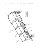 Snowplough Blade With Adjustable Width diagram and image