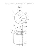 PROCESS FOR PRODUCING A NITRIDE SINGLE CRYSTAL AND APPARATUS THEREFOR diagram and image