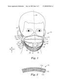 RESPIRATOR HAVING DYNAMIC SUPPORT STRUCTURE AND PLEATED FILTERING STRUCTURE diagram and image