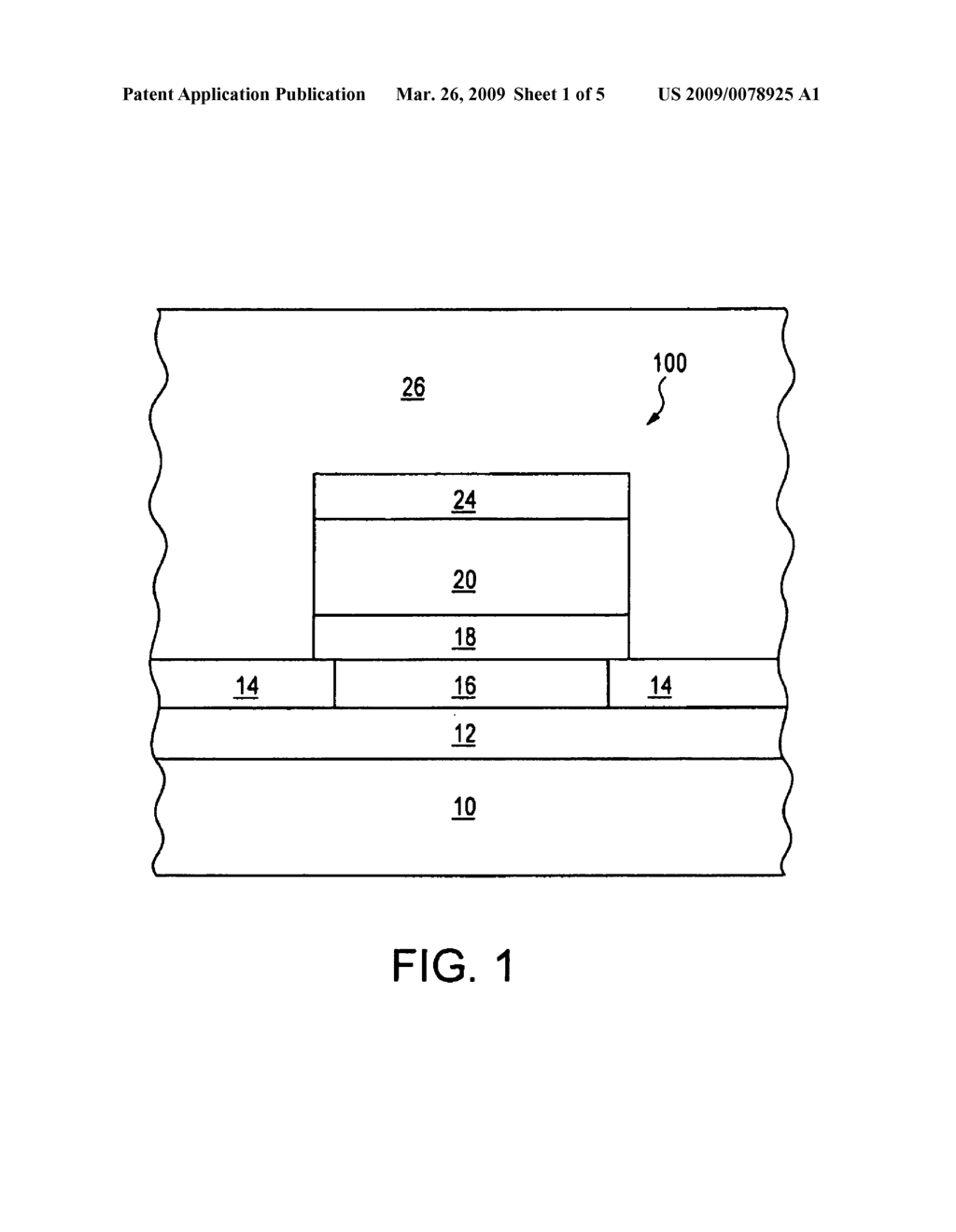 Resistance variable memory device with sputtered metal-chalcogenide region and method of fabrication - diagram, schematic, and image 02