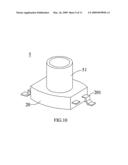 Package structure with replaceable element for light emitting diode diagram and image