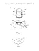 Package structure with replaceable element for light emitting diode diagram and image