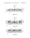 METHOD AND STRUCTURE FOR DISPENSING CHIP UNDERFILL THROUGH AN OPENING IN THE CHIP diagram and image