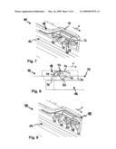 Adjustment Device for a Sliding Roof Cover on a Vehicle diagram and image