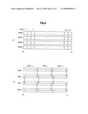 Disk drive device and method for determining data track format of the disk drive device diagram and image