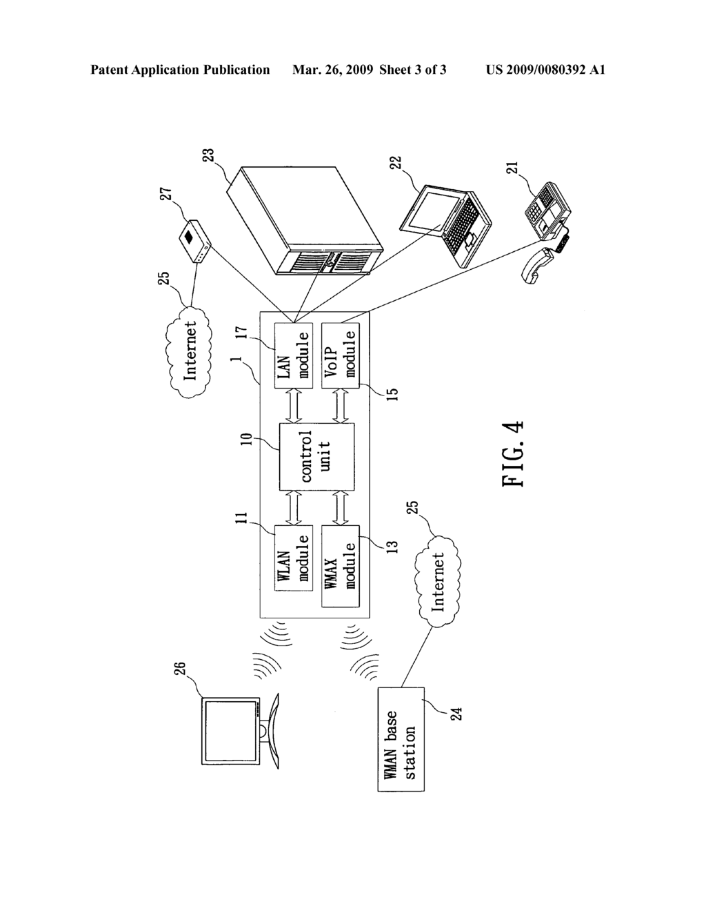 Communication terminal device and communication transmission method - diagram, schematic, and image 04