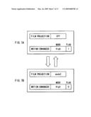 Projection display and projection display control program diagram and image