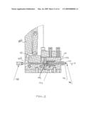 Apparatus for shaping the end of an optical fiber diagram and image