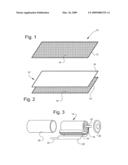 X-RAY SENSITIVE BATTERY SEPARATOR AND A METHOD FOR DETECTING THE POSITION OF A SEPARATOR IN A BATTERY diagram and image