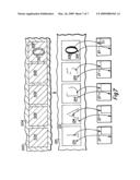 Photolithographic method and mask devices utilized for multiple exposures in the field of a feature diagram and image