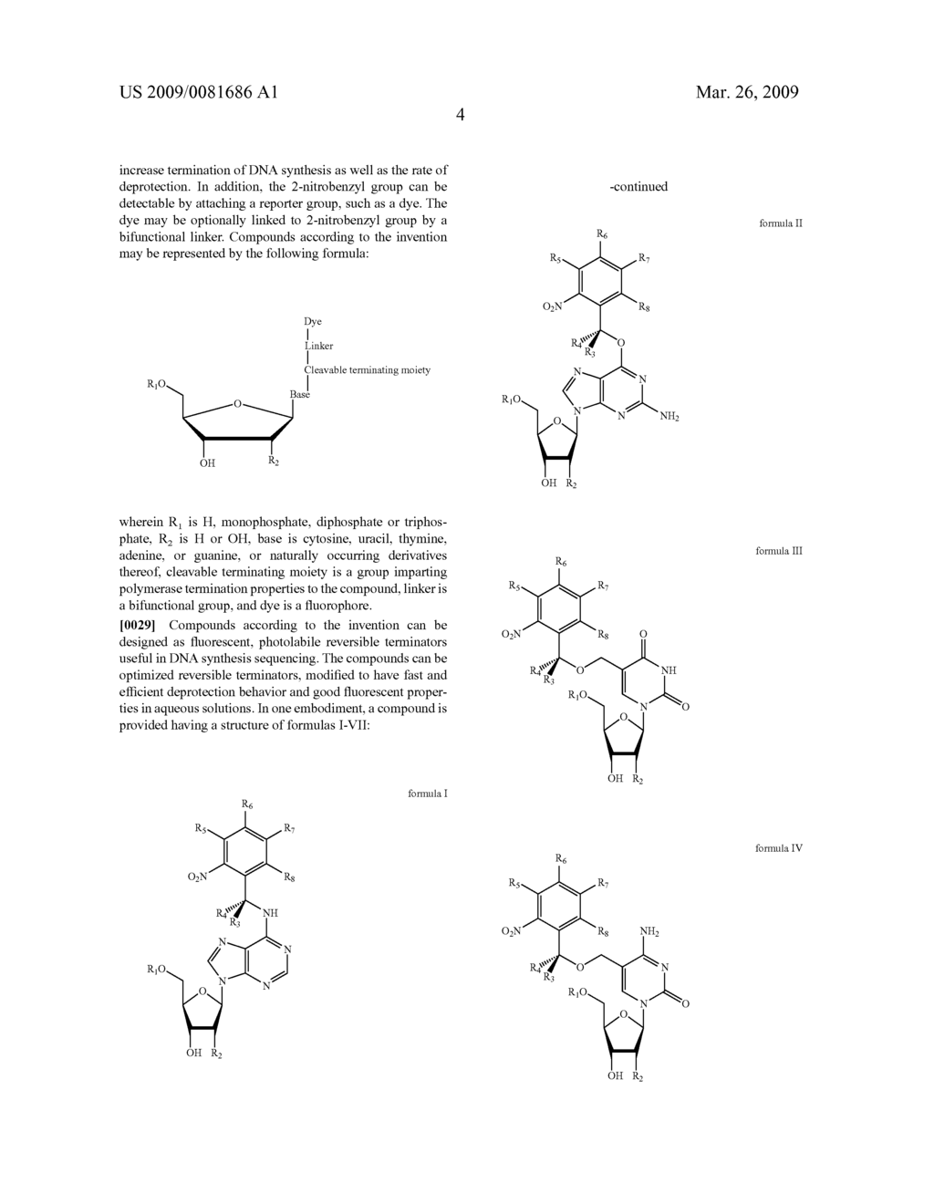PHOTOCLEAVABLE LABELED NUCLEOTIDES AND NUCLEOSIDES AND METHODS FOR THEIR USE IN DNA SEQUENCING - diagram, schematic, and image 05