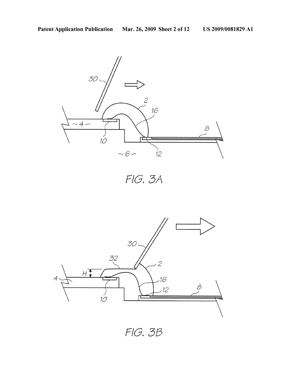 METHOD OF ADHERING WIRE BOND LOOPS TO REDUCE LOOP HEIGHT - diagram, schematic, and image 03